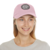 3635227608420802433_2048.webp Dad Hat with Custom Leather Patch, Personalized Gift for Dad, Casual Summer Hat, Adjustable Cap, Father's Day Gift, Gift for Him