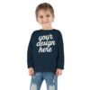 3735138383153972544_2048.jpeg Customizable Toddler Long Sleeve Tee, Kids Fashion, Personalized Gift, Birthday Outfit, Playtime Wear, Baby Shower