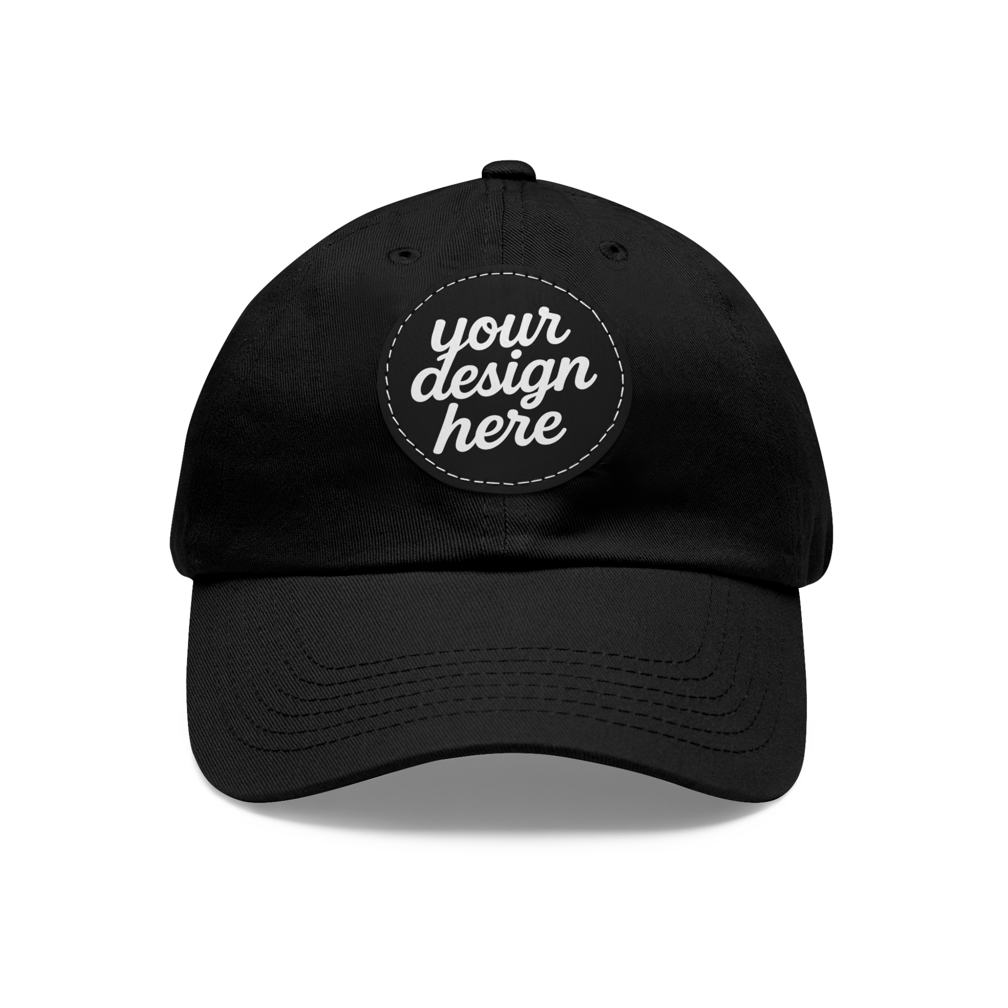 3847767614341996142_2048.webp Dad Hat with Custom Leather Patch, Personalized Gift for Dad, Casual Summer Hat, Adjustable Cap, Father's Day Gift, Gift for Him