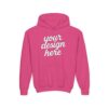 Customizable Youth Hoodie with Stylish Text Design, Personalized Gift, Trendy Streetwear, Perfect for Birthdays, Festive Celebrations, [...]
