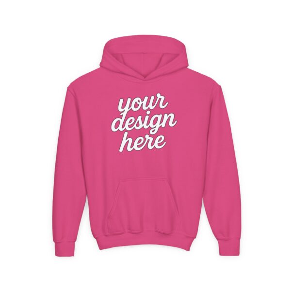 Customizable Youth Hoodie with Stylish Text Design, Personalized Gift, Trendy Streetwear, Perfect for Birthdays, Festive Celebrations, [...]
