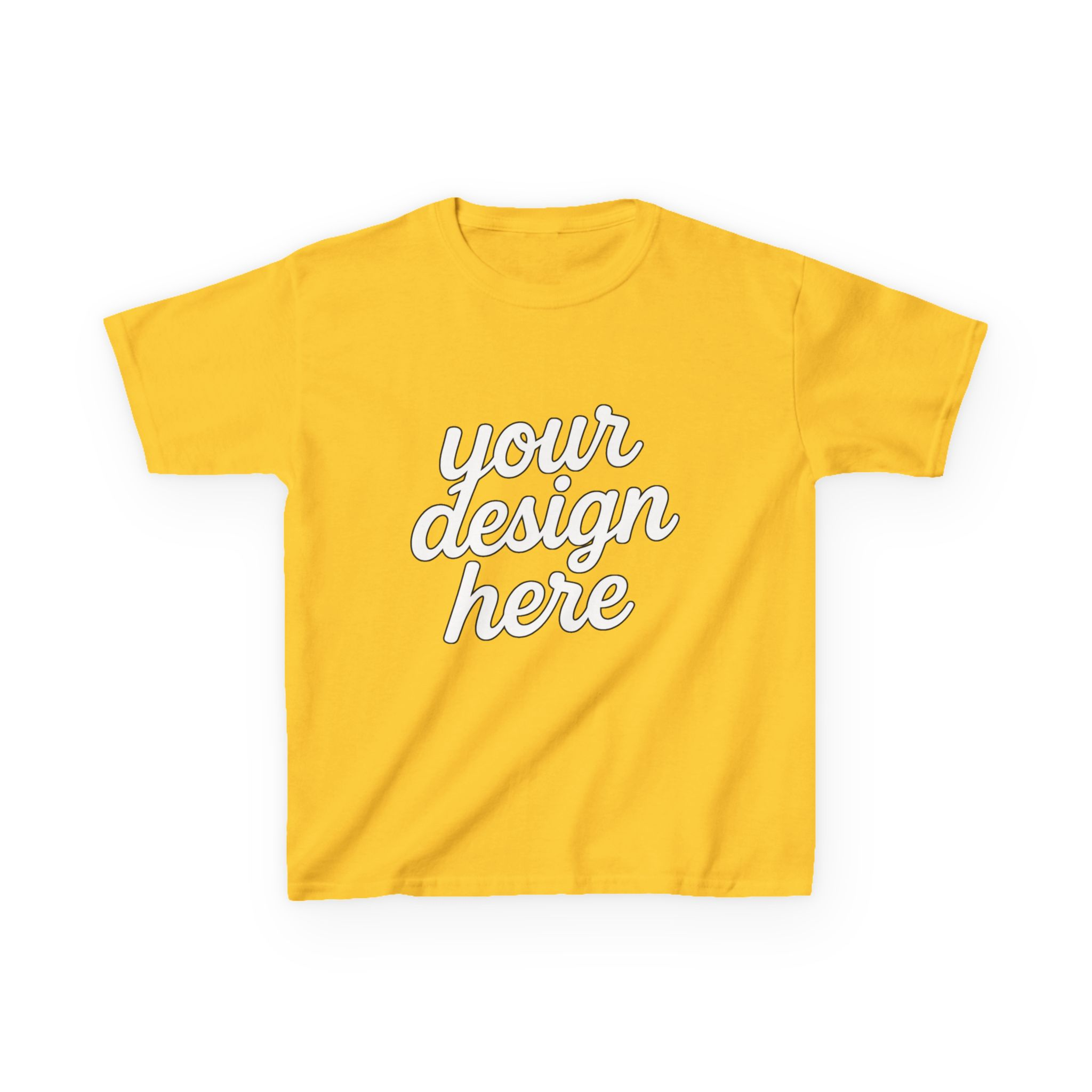 3988623779991594258_2048.webp Kids Heavy Cotton™ Tee - Comfortable & Fun T-Shirt for Boys & Girls, Casual Wear, Birthday Gift, Playtime Essentials, Everyday Style
