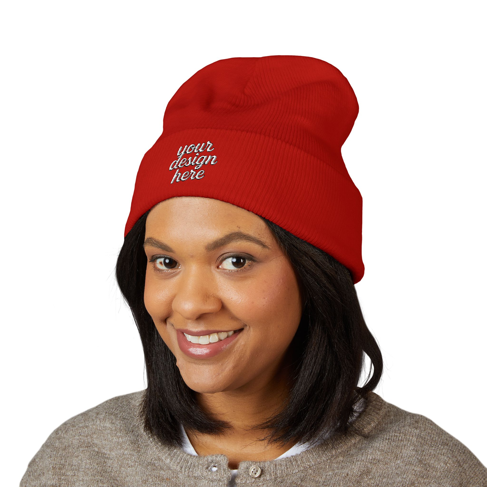 426209022970969364_2048.webp Embroidered Classic Cuffed Beanie for Cozy Winter Days, Fashion Accessories, Gifts for Him/Her, Outdoor Activities, Casual Style