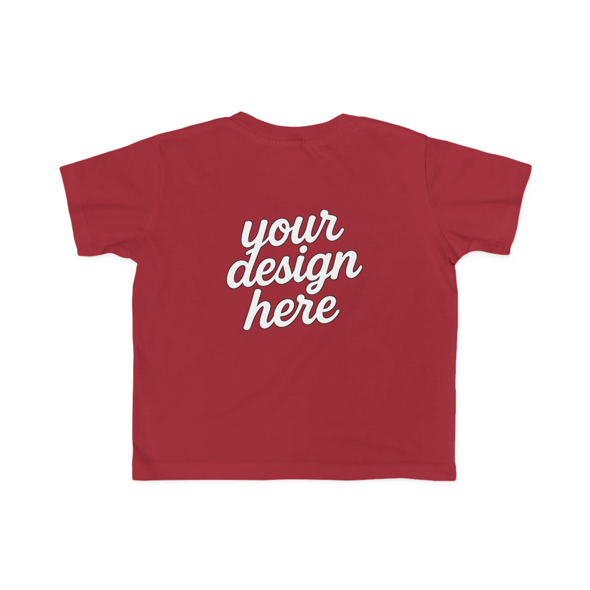 Toddler's Customizable Fine Jersey Tee - Cute Kids Shirt, Birthday Gift, Everyday Wear, Personalized Gift, Playdate Outfit