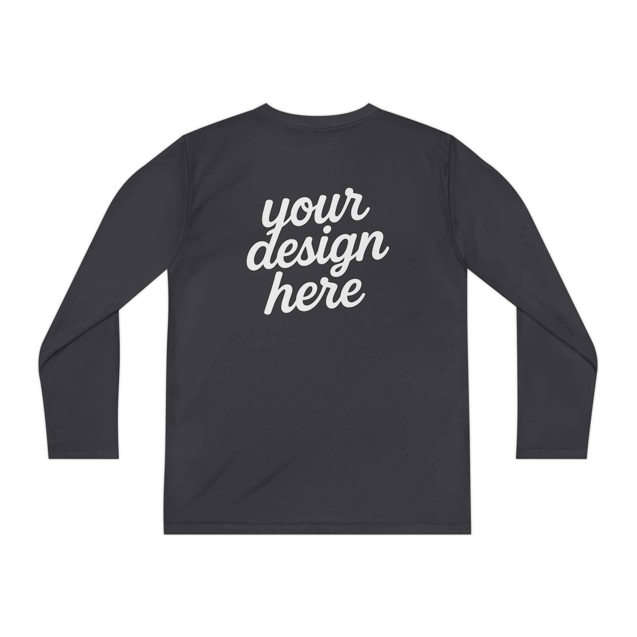 4487169606595605027_2048.webp Custom Youth Long Sleeve Tee for Active Kids, Personalized Athletic Shirt, Ideal for Sports, Birthdays, Gifts, Family Events