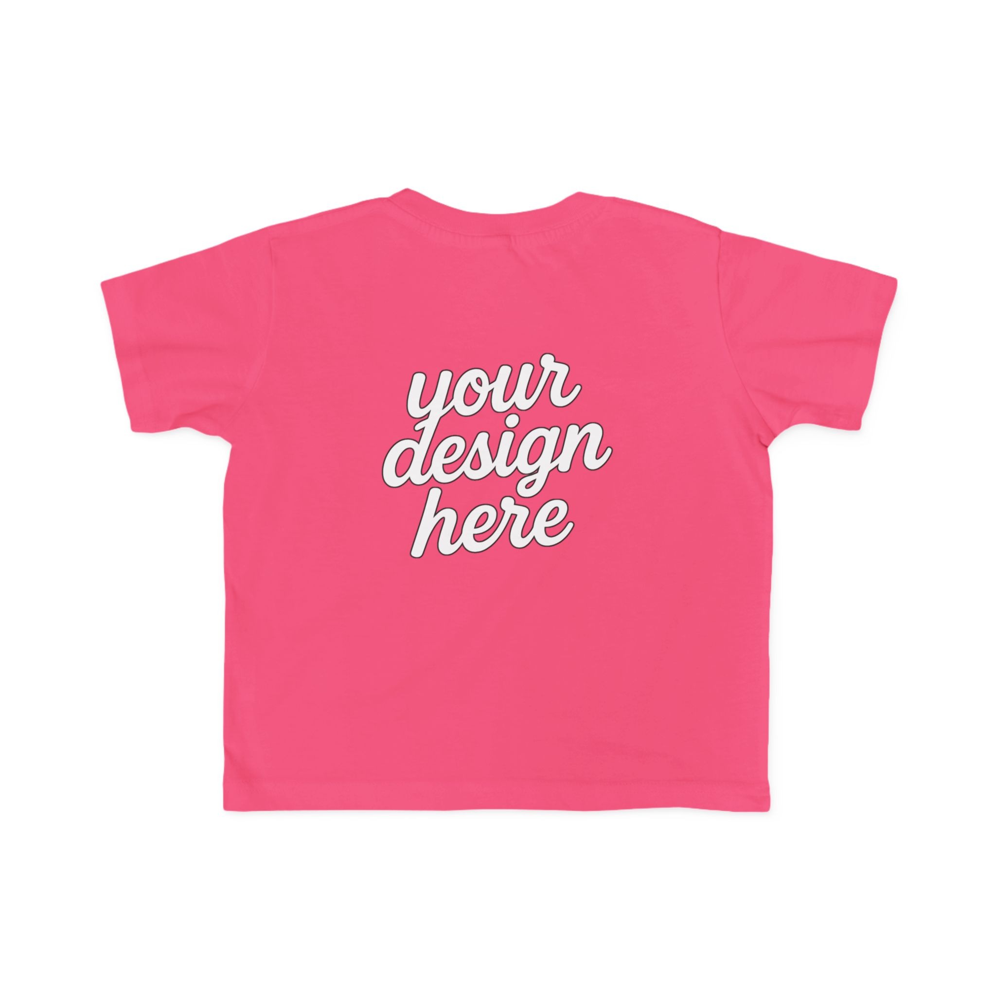 Toddler's Customizable Fine Jersey Tee - Cute Kids Shirt, Birthday Gift, Everyday Wear, Personalized Gift, Playdate Outfit