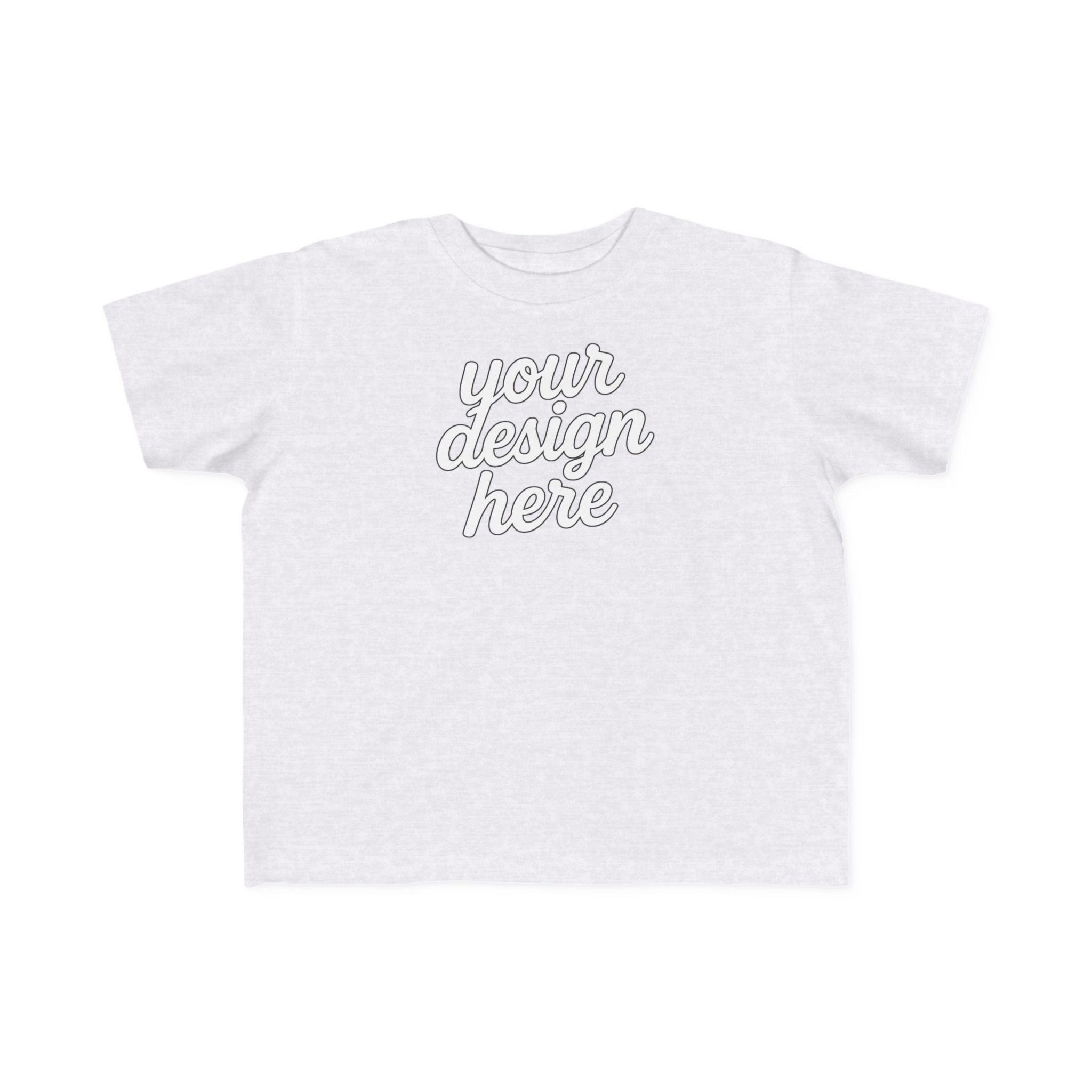 Toddler's Customizable Fine Jersey Tee - Cute Kids Shirt, Birthday Gift, Everyday Wear, Personalized Gift, Playdate Outfit