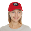 4662617423597204338_2048.webp Dad Hat with Custom Leather Patch, Personalized Gift for Dad, Casual Summer Hat, Adjustable Cap, Father's Day Gift, Gift for Him