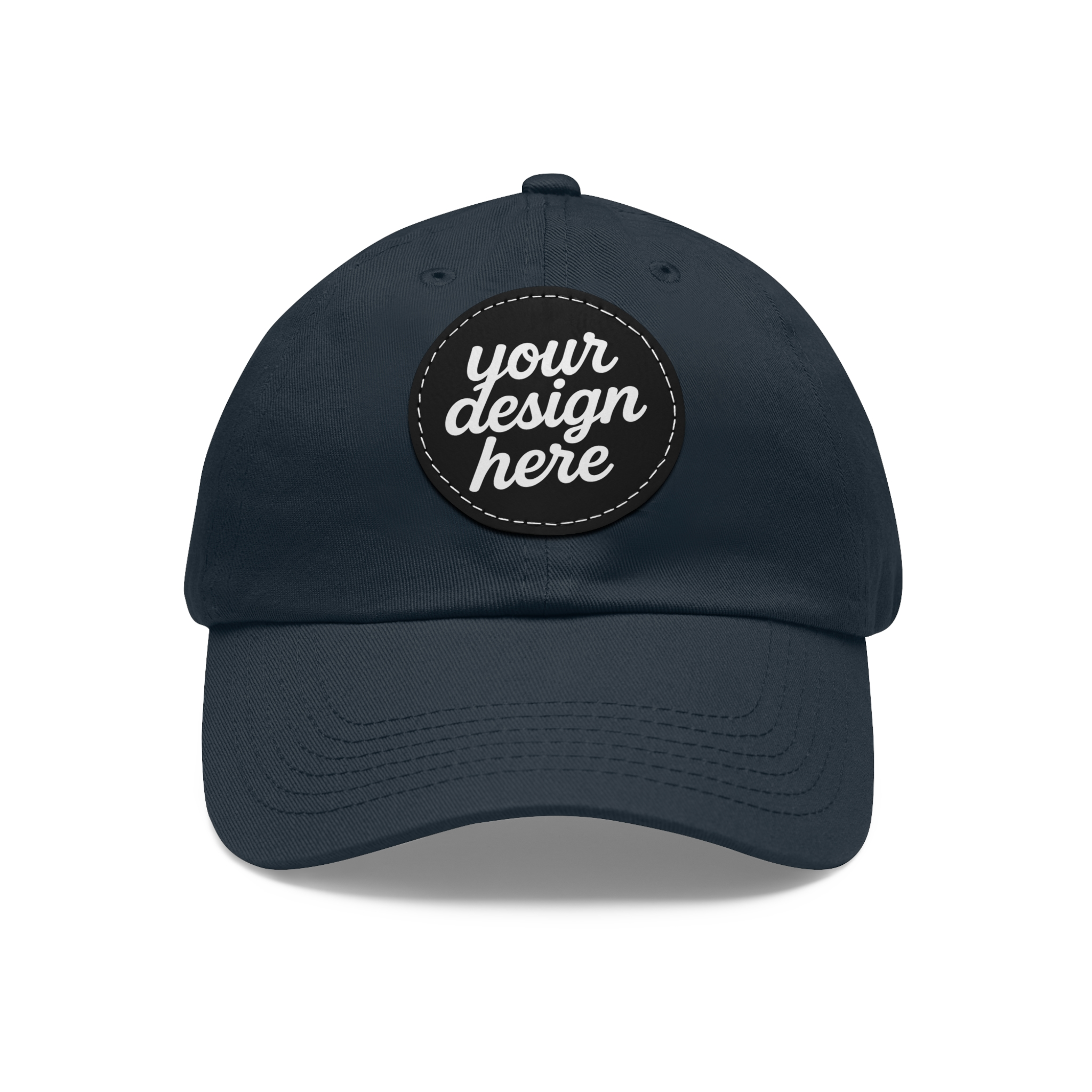 4686182090600407172_2048.webp Dad Hat with Custom Leather Patch, Personalized Gift for Dad, Casual Summer Hat, Adjustable Cap, Father's Day Gift, Gift for Him