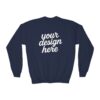 4695195043022623539_2048.jpeg Youth Crewneck Sweatshirt, Cozy Kids Fashion, Personalized Gift, Customizable Sweatshirt, Perfect for School, Casual Wear, Birthdays