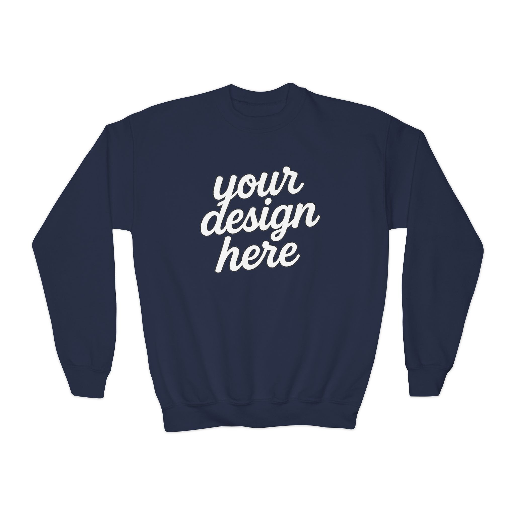 4695195043022623539_2048.jpeg Youth Crewneck Sweatshirt, Cozy Kids Fashion, Personalized Gift, Customizable Sweatshirt, Perfect for School, Casual Wear, Birthdays