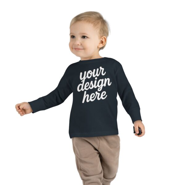 Customizable Toddler Long Sleeve Tee, Kids Fashion, Personalized Gift, Birthday Outfit, Playtime Wear, Baby Shower