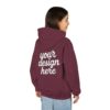 Customizable Youth Hoodie with Stylish Text Design, Personalized Gift, Trendy Streetwear, Perfect for Birthdays, Festive Celebrations, [...]