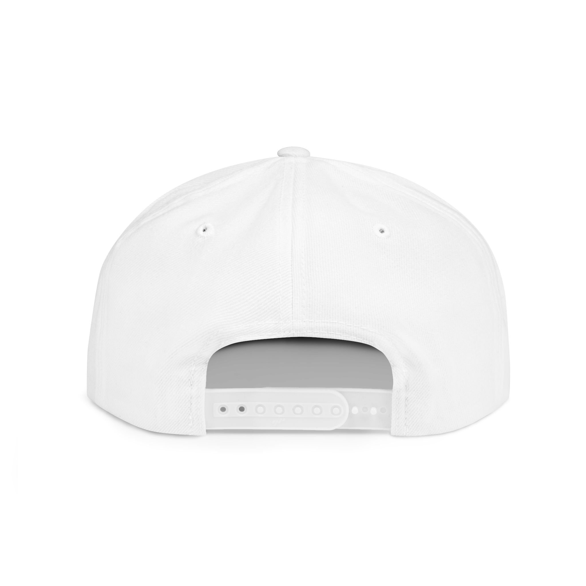 Snapback Hat - Stylish Flat Bill Cap for Adults with Classic Green Undervisor and Adjustable Closure