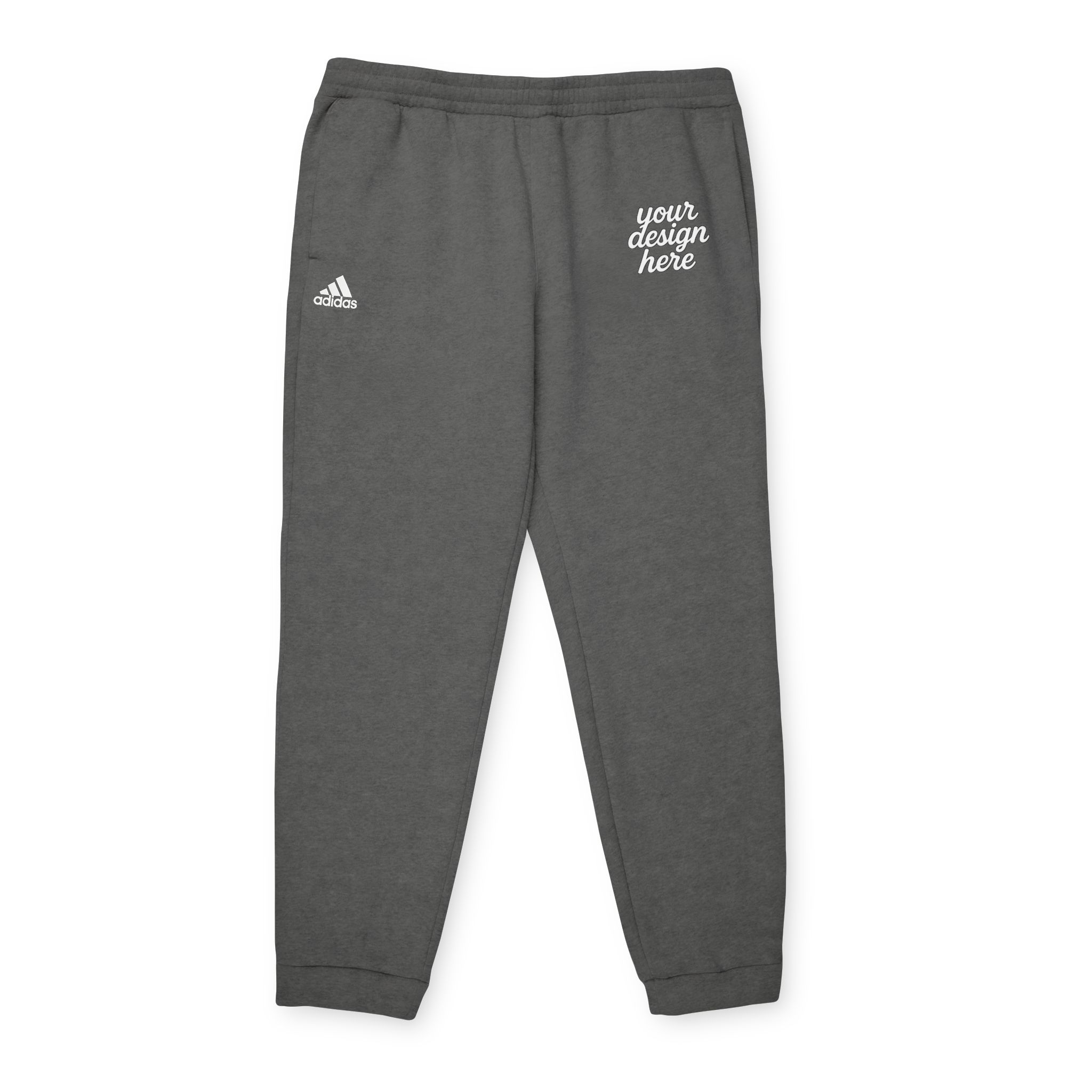 5228259476680763149_2048.jpeg Adidas Cozy Unisex Fleece Joggers | Perfect for Relaxing, Workouts, Lounging, Gift for Him/Her, Sportswear, Customizable Design