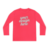 5281272161111133752_2048.webp Custom Youth Long Sleeve Tee for Active Kids, Personalized Athletic Shirt, Ideal for Sports, Birthdays, Gifts, Family Events