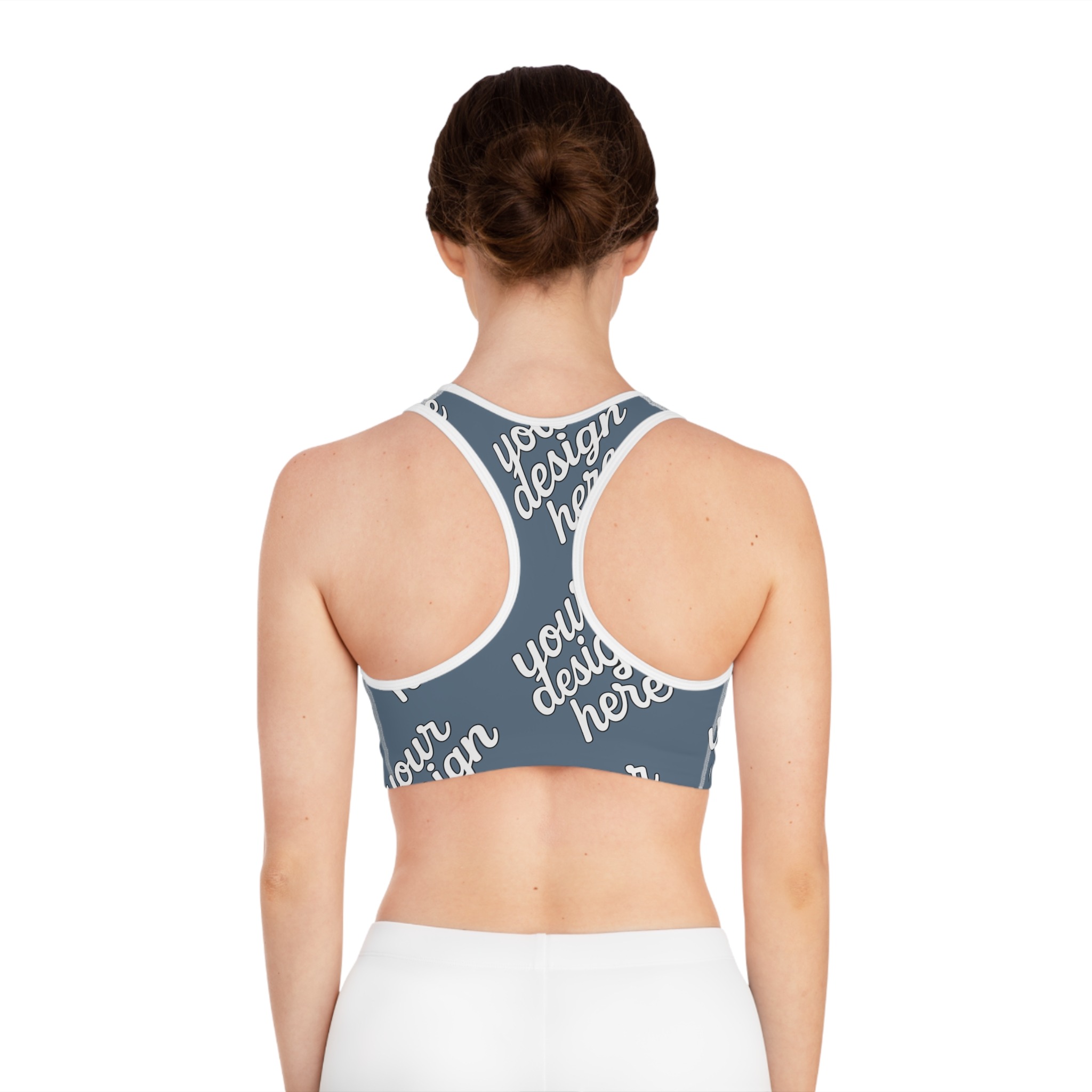 Customizable AOP Sports Bra | Personalized Fitness Top, Activewear, Gym Clothes, Unique Workout Gear, Gift for Athletes