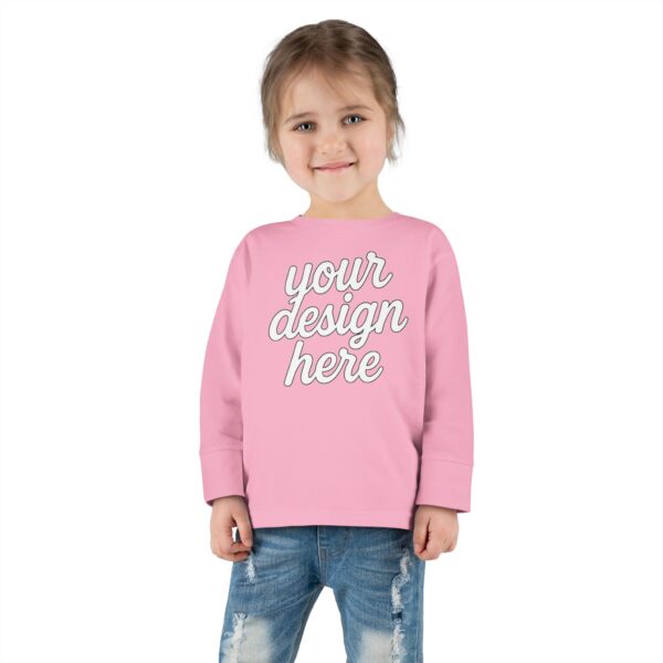Customizable Toddler Long Sleeve Tee, Kids Fashion, Personalized Gift, Birthday Outfit, Playtime Wear, Baby Shower