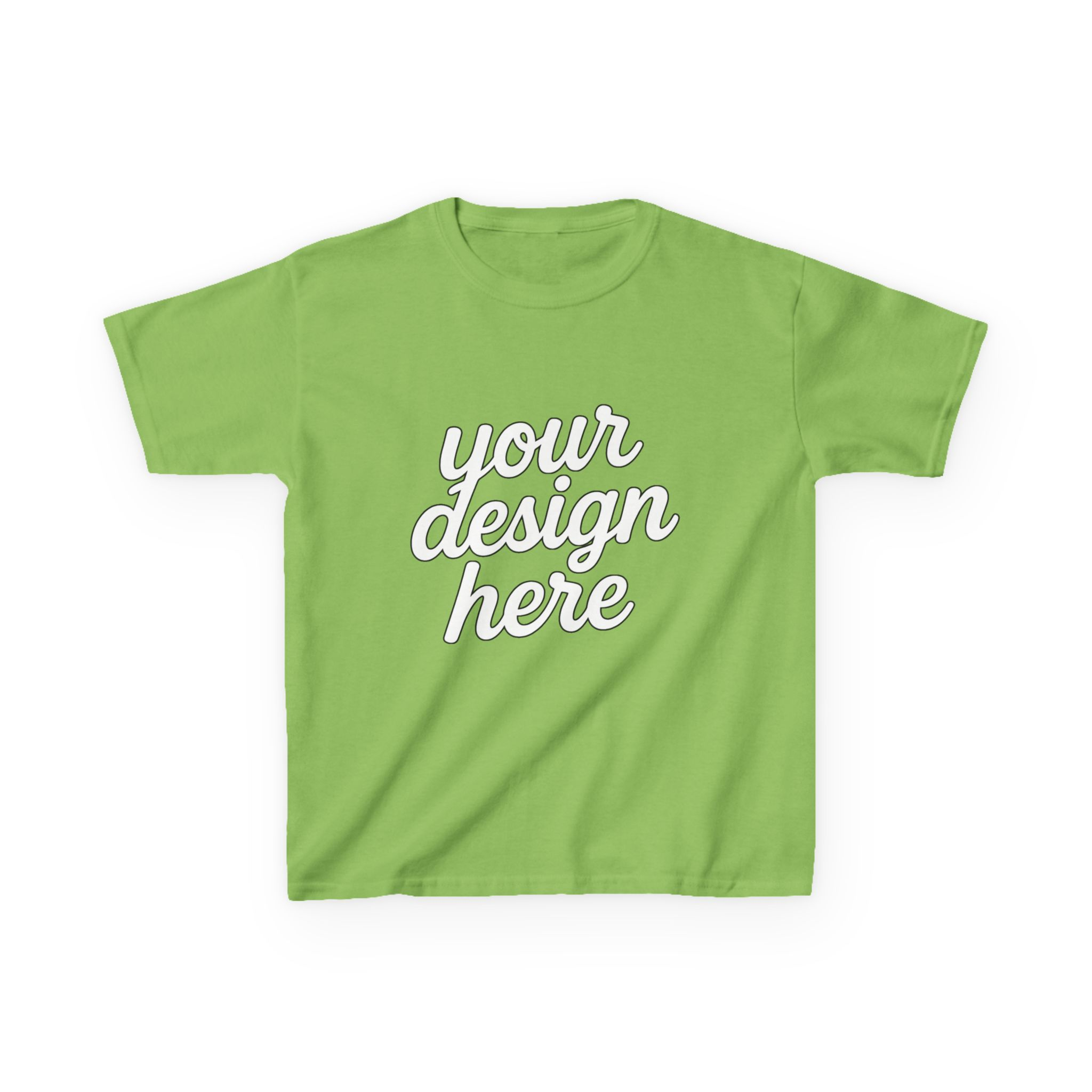 5317830520484090702_2048.webp Kids Heavy Cotton™ Tee - Comfortable & Fun T-Shirt for Boys & Girls, Casual Wear, Birthday Gift, Playtime Essentials, Everyday Style