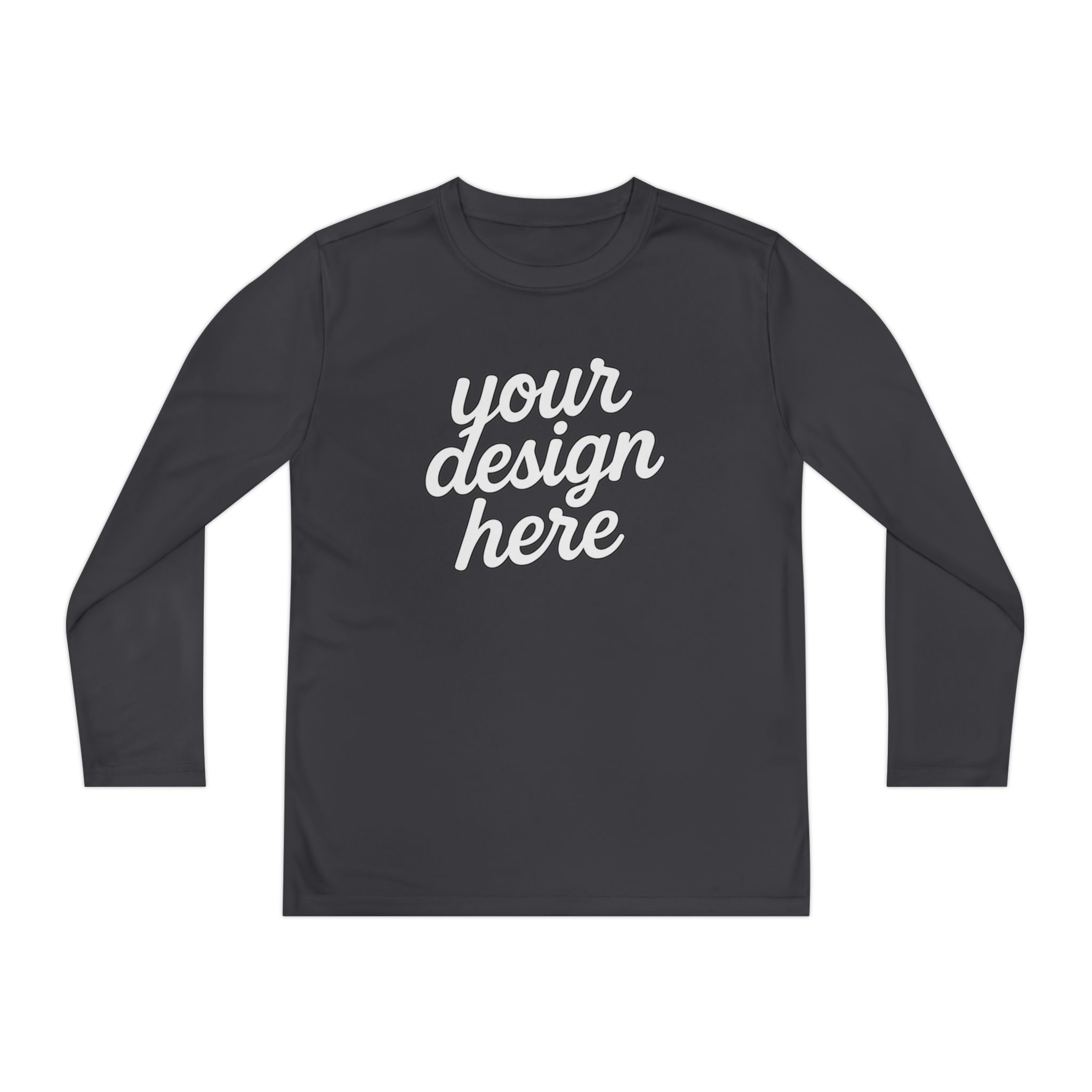 5458773147602187281_2048.webp Custom Youth Long Sleeve Tee for Active Kids, Personalized Athletic Shirt, Ideal for Sports, Birthdays, Gifts, Family Events