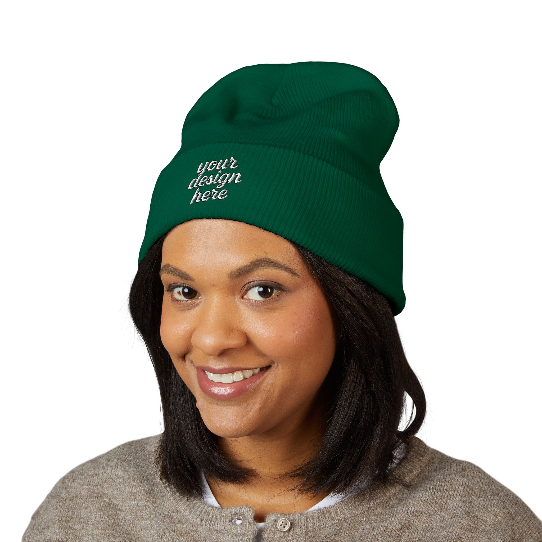 5702500274450413138_2048.webp Embroidered Classic Cuffed Beanie for Cozy Winter Days, Fashion Accessories, Gifts for Him/Her, Outdoor Activities, Casual Style