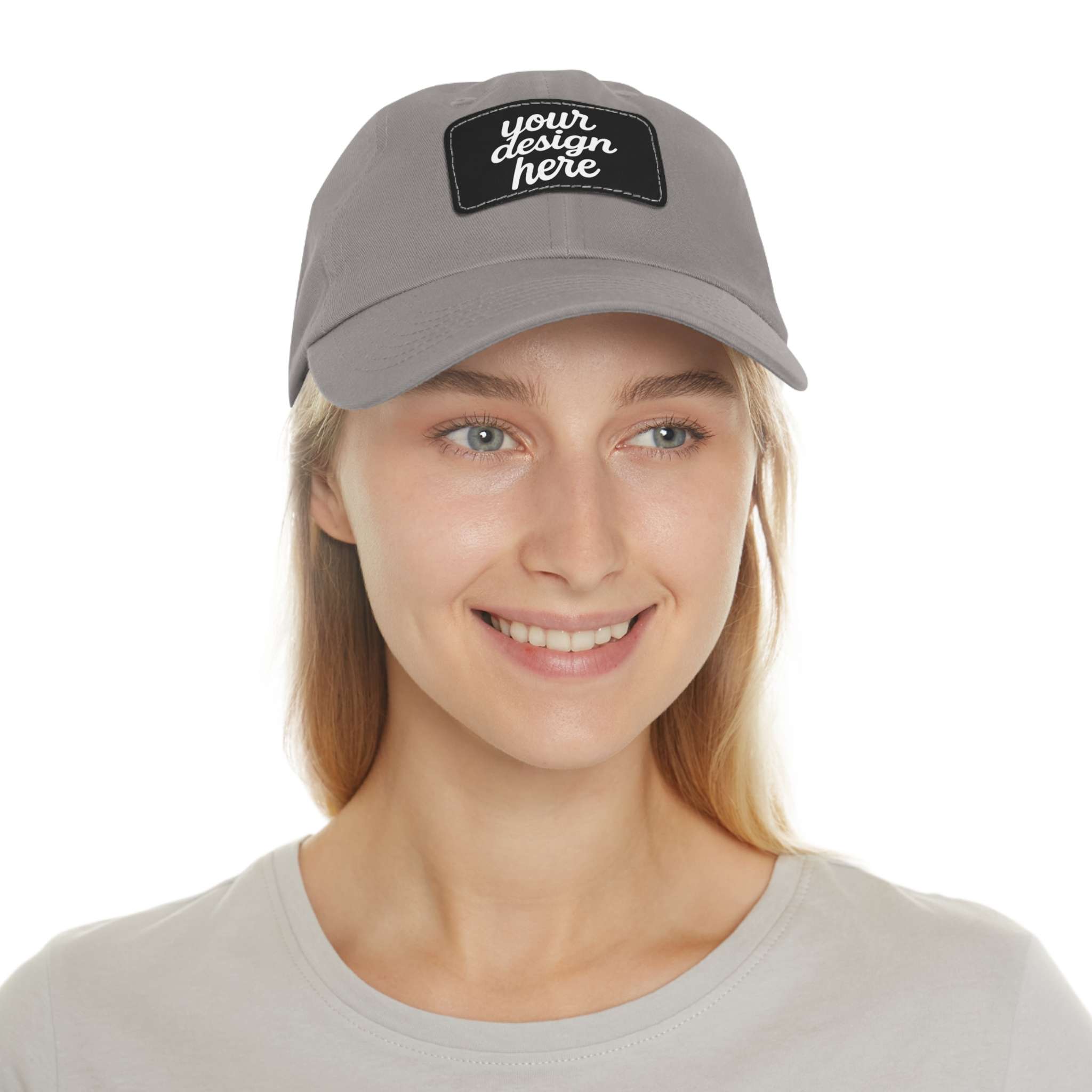 5925396143387712429_2048.jpeg Dad Hat Leather Patch