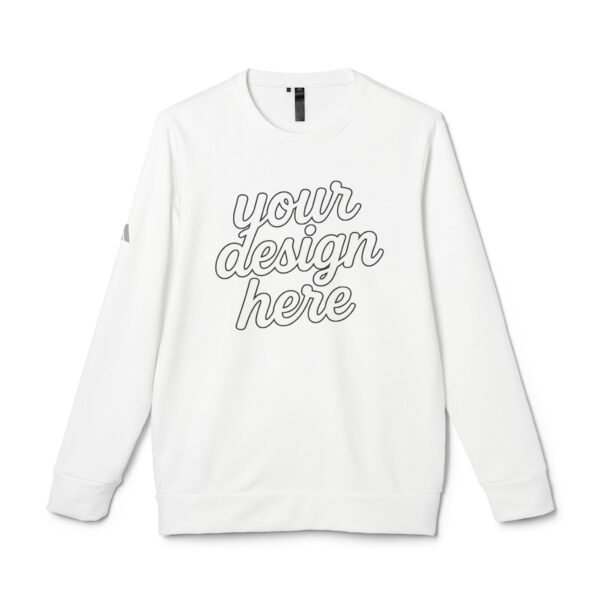 Adidas Personalized Unisex Fleece Crewneck Sweatshirt, Cozy Gift, Custom Apparel, Fashion Layering, Winter Wardrobe Essential