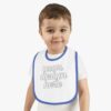 6145347927183910822_2048.jpeg Baby Bibs, Personalized Baby Shower Gift, Cute Infant Apparel, Stylish Feeding Accessory, Unique Baby Gift Idea