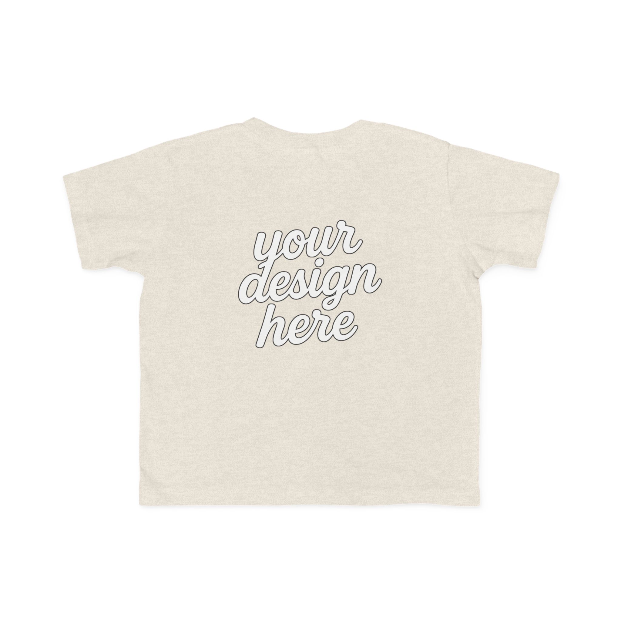 Toddler's Customizable Fine Jersey Tee - Cute Kids Shirt, Birthday Gift, Everyday Wear, Personalized Gift, Playdate Outfit