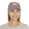 6369039491130727636_2048.webp Dad Hat with Custom Leather Patch, Personalized Gift for Dad, Casual Summer Hat, Adjustable Cap, Father's Day Gift, Gift for Him