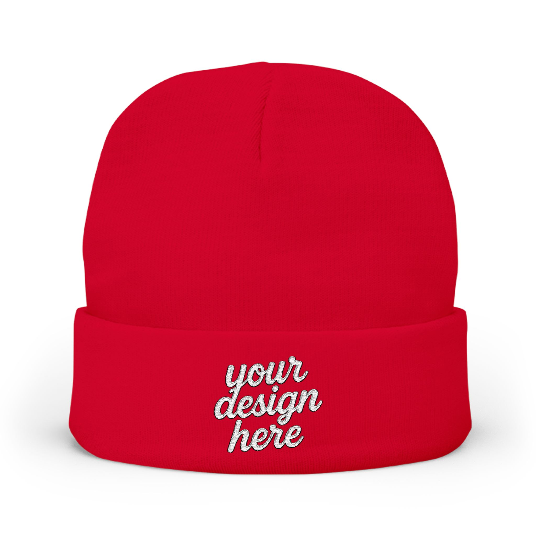 6439169233826021527_2048.webp Custom Embroidered Knit Beanie, Winter Beanie Hat, Personalized Gift, Cozy Hat, Stylish Headwear for Cold Weather