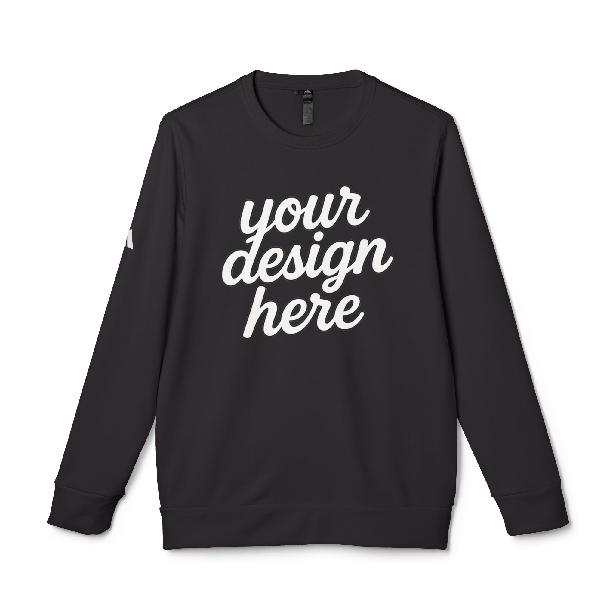 6531043968917016561_2048.jpeg Adidas Personalized Unisex Fleece Crewneck Sweatshirt, Cozy Gift, Custom Apparel, Fashion Layering, Winter Wardrobe Essential