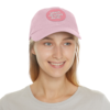 6763824303439249952_2048.webp Dad Hat with Custom Leather Patch, Personalized Gift for Dad, Casual Summer Hat, Adjustable Cap, Father's Day Gift, Gift for Him