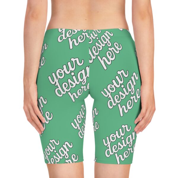 Custom Women's Bike Shorts, Personalized Cycling Athletic Shorts, Cute Workout Apparel, Comfy Summer Activewear, Gift for Her