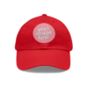 6867153675851080714_2048.webp Dad Hat with Custom Leather Patch, Personalized Gift for Dad, Casual Summer Hat, Adjustable Cap, Father's Day Gift, Gift for Him