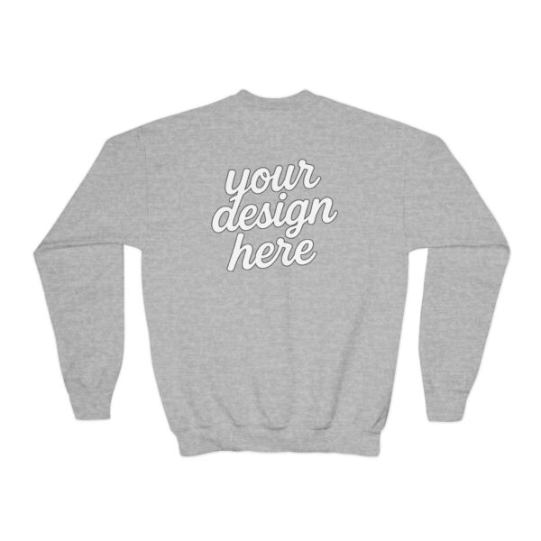 Youth Crewneck Sweatshirt, Cozy Kids Fashion, Personalized Gift, Customizable Sweatshirt, Perfect for School, Casual Wear, Birthdays