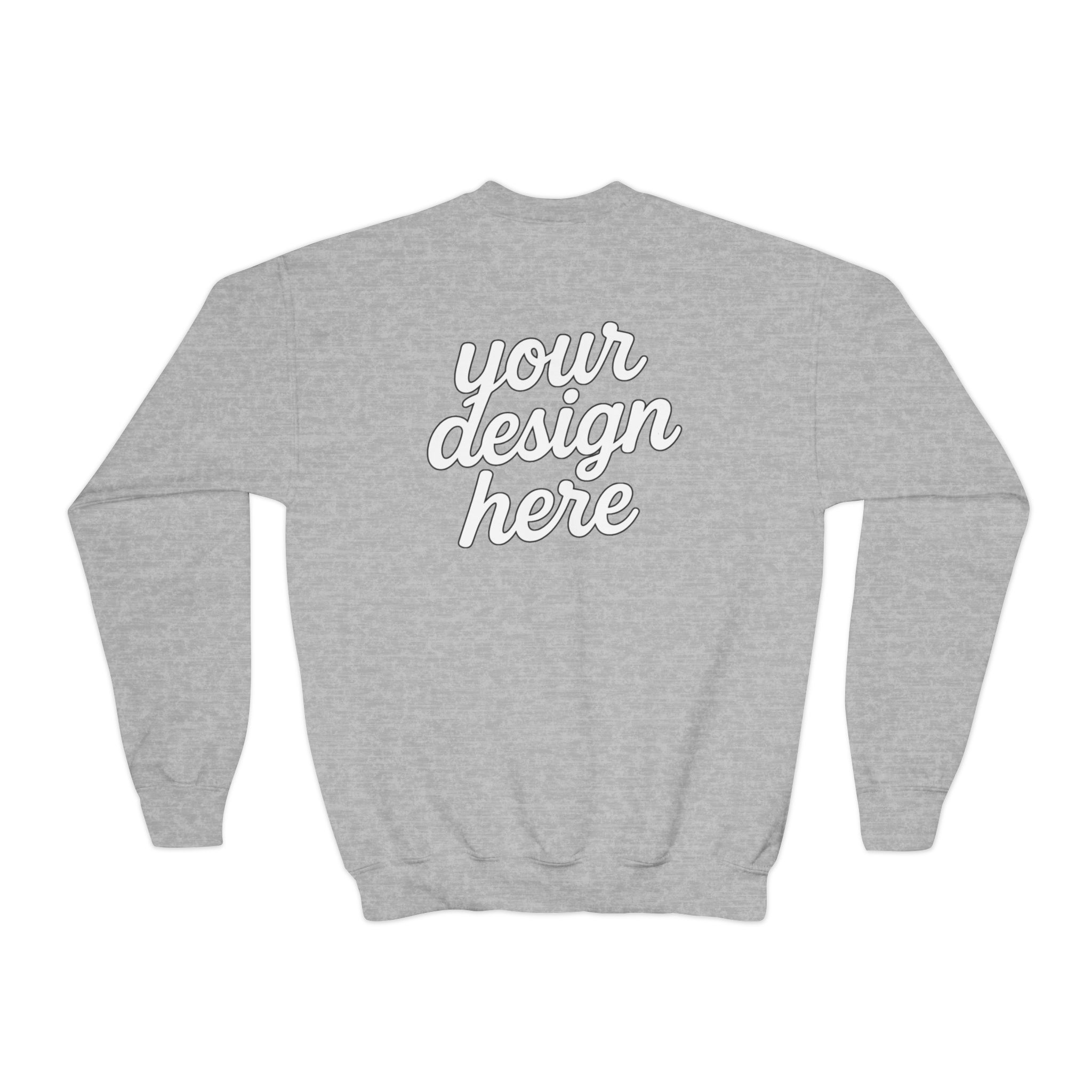 6892994271601830737_2048.jpeg Youth Crewneck Sweatshirt, Cozy Kids Fashion, Personalized Gift, Customizable Sweatshirt, Perfect for School, Casual Wear, Birthdays