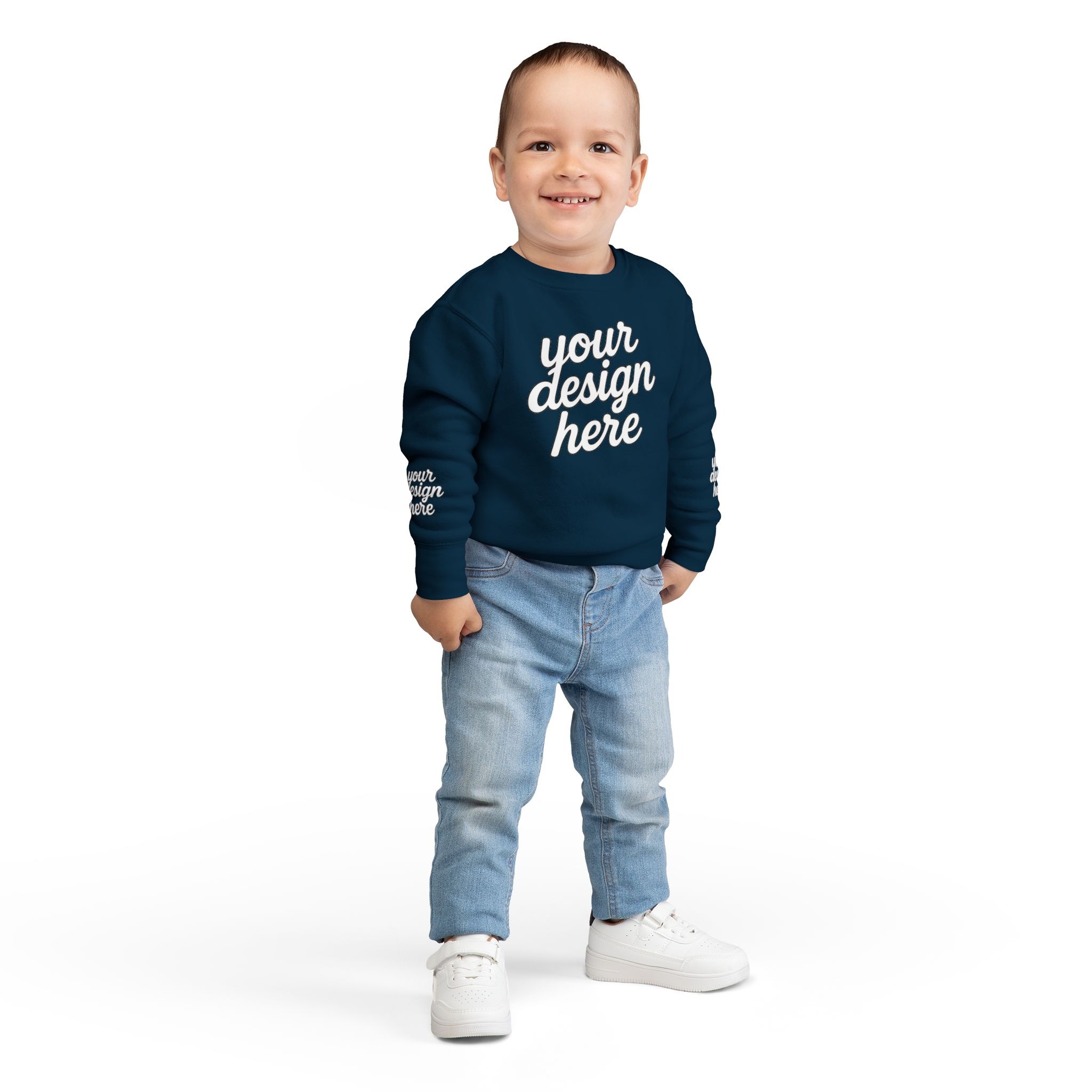 7021317154093282546_2048.jpeg Personalized Toddler Sweatshirt with Custom Design, Cute Kids Clothing, Birthday Gift, Baby Shower Present, Everyday Wear