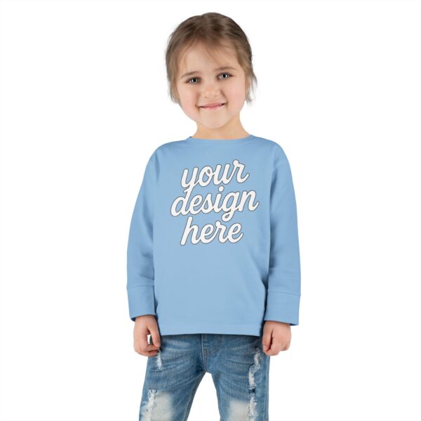 Customizable Toddler Long Sleeve Tee, Kids Fashion, Personalized Gift, Birthday Outfit, Playtime Wear, Baby Shower