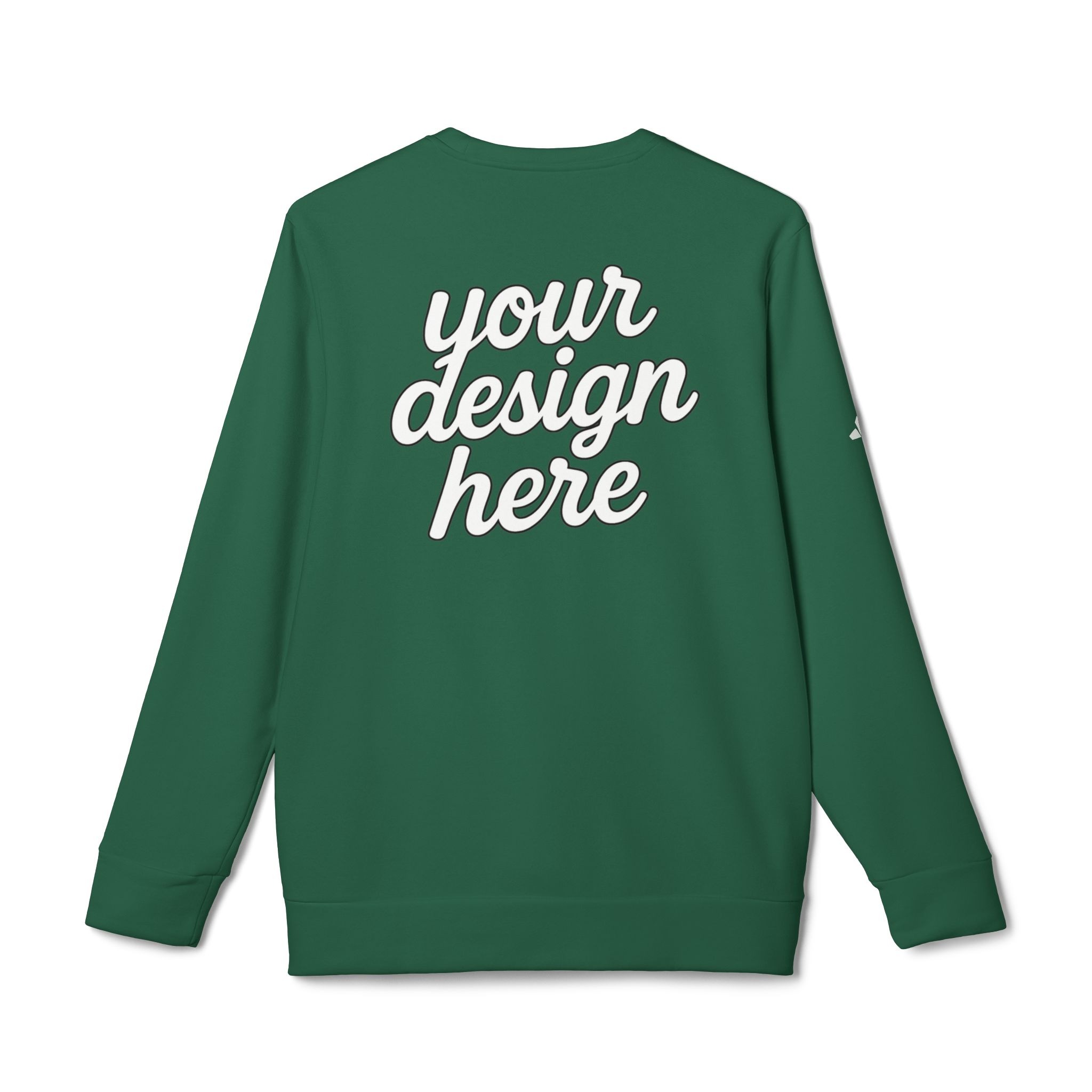 7069747190528496776_2048.jpeg Adidas Personalized Unisex Fleece Crewneck Sweatshirt, Cozy Gift, Custom Apparel, Fashion Layering, Winter Wardrobe Essential