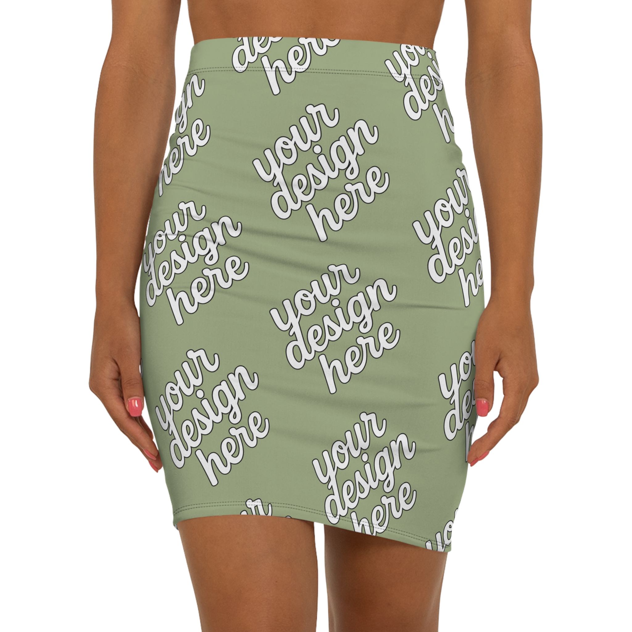 7196598986881004526_2048.jpeg Customizable Women's Mid-Waist Pencil Skirt, Stylish Office Wear, Casual Outing Skirt, Trendy Pencil Skirt, Personalized Fashion
