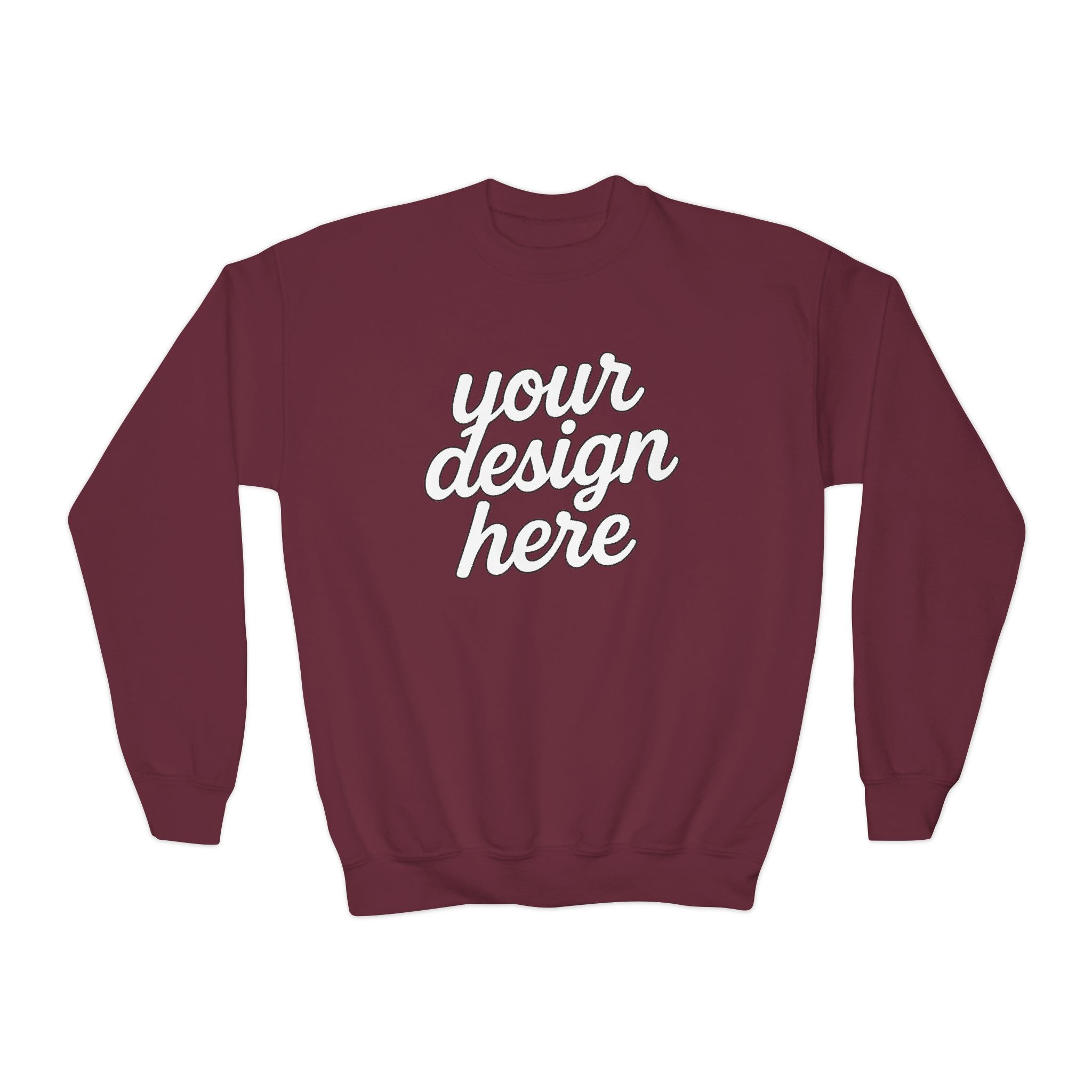 7295421066749459077_2048.jpeg Youth Crewneck Sweatshirt, Cozy Kids Fashion, Personalized Gift, Customizable Sweatshirt, Perfect for School, Casual Wear, Birthdays