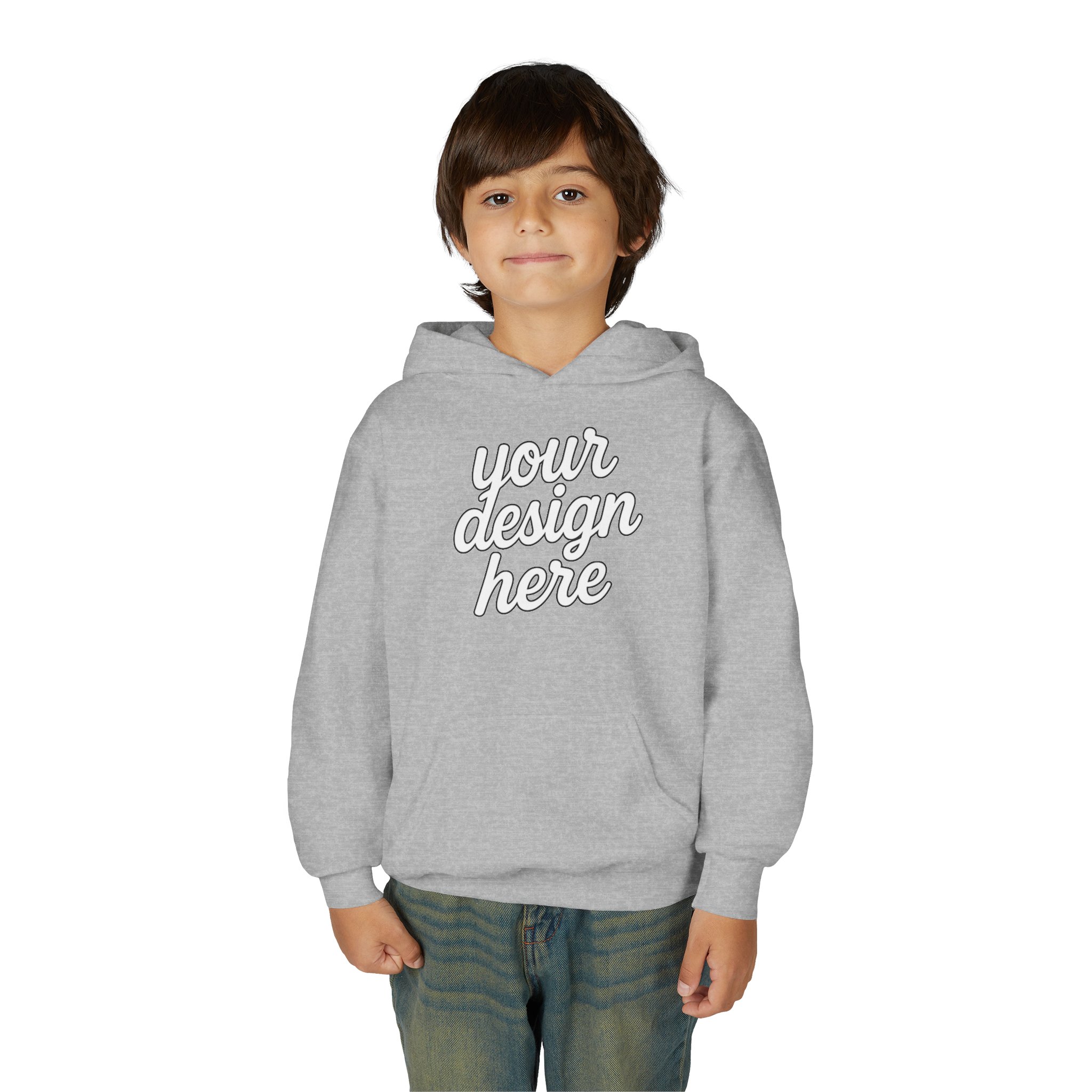 Customizable Youth Hoodie with Stylish Text Design, Personalized Gift, Trendy Streetwear, Perfect for Birthdays, Festive Celebrations, [...]