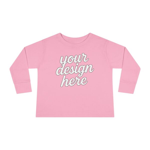 Customizable Toddler Long Sleeve Tee, Kids Fashion, Personalized Gift, Birthday Outfit, Playtime Wear, Baby Shower