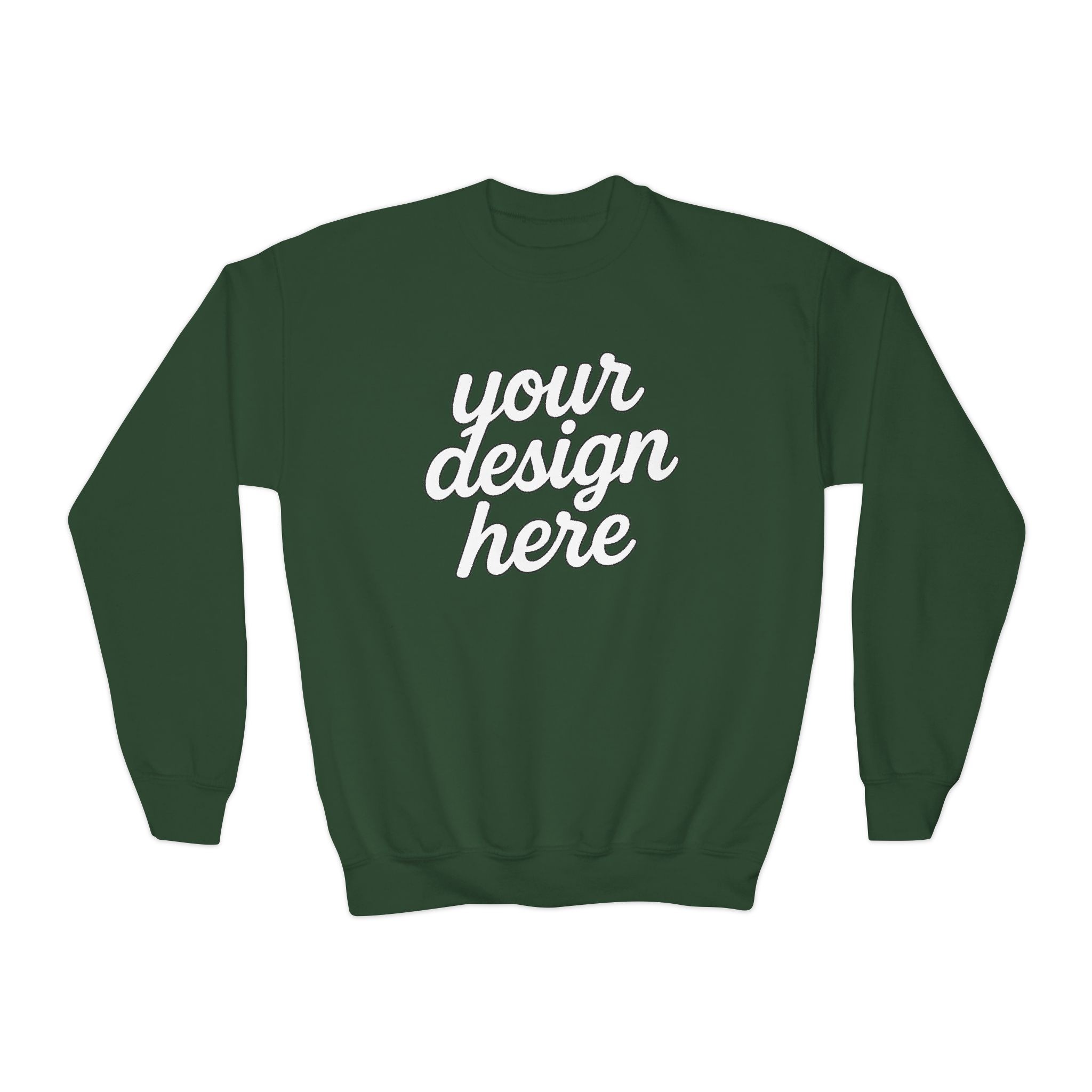 7726629312347769879_2048.jpeg Youth Crewneck Sweatshirt, Cozy Kids Fashion, Personalized Gift, Customizable Sweatshirt, Perfect for School, Casual Wear, Birthdays