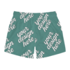 7728515399436153177_2048.webp Tropical Floral Swim Trunks, Summer Beachwear, Vacation Swim Shorts, Men's Swimwear, Pool Party Essentials