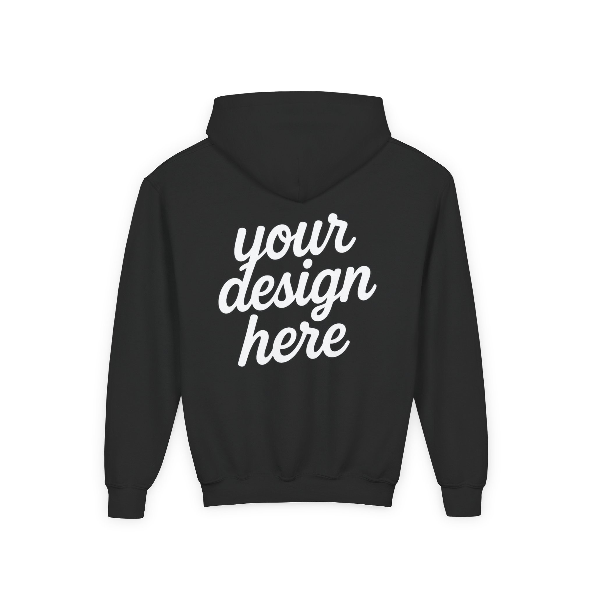 Customizable Youth Hoodie with Stylish Text Design, Personalized Gift, Trendy Streetwear, Perfect for Birthdays, Festive Celebrations, [...]