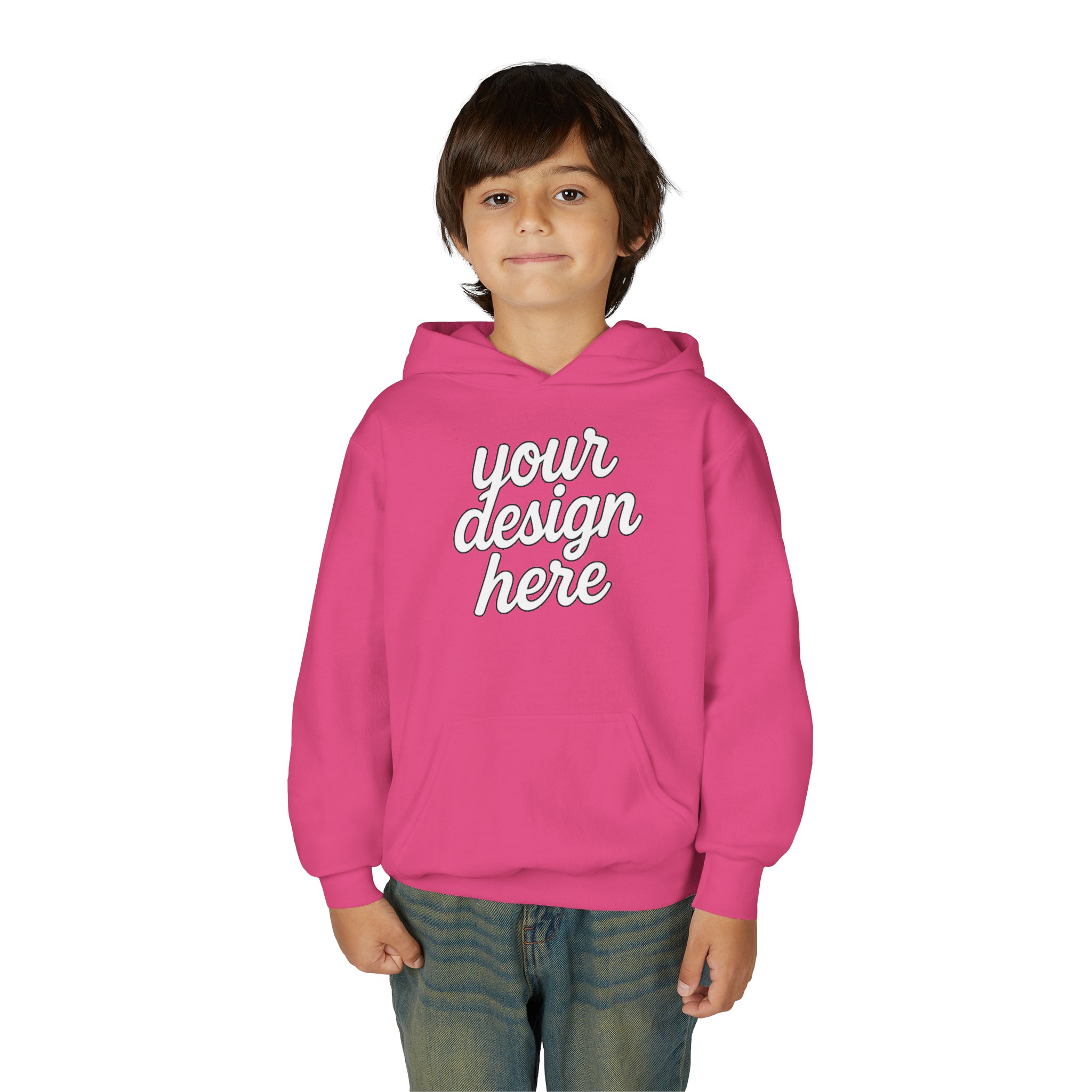 Customizable Youth Hoodie with Stylish Text Design, Personalized Gift, Trendy Streetwear, Perfect for Birthdays, Festive Celebrations, [...]