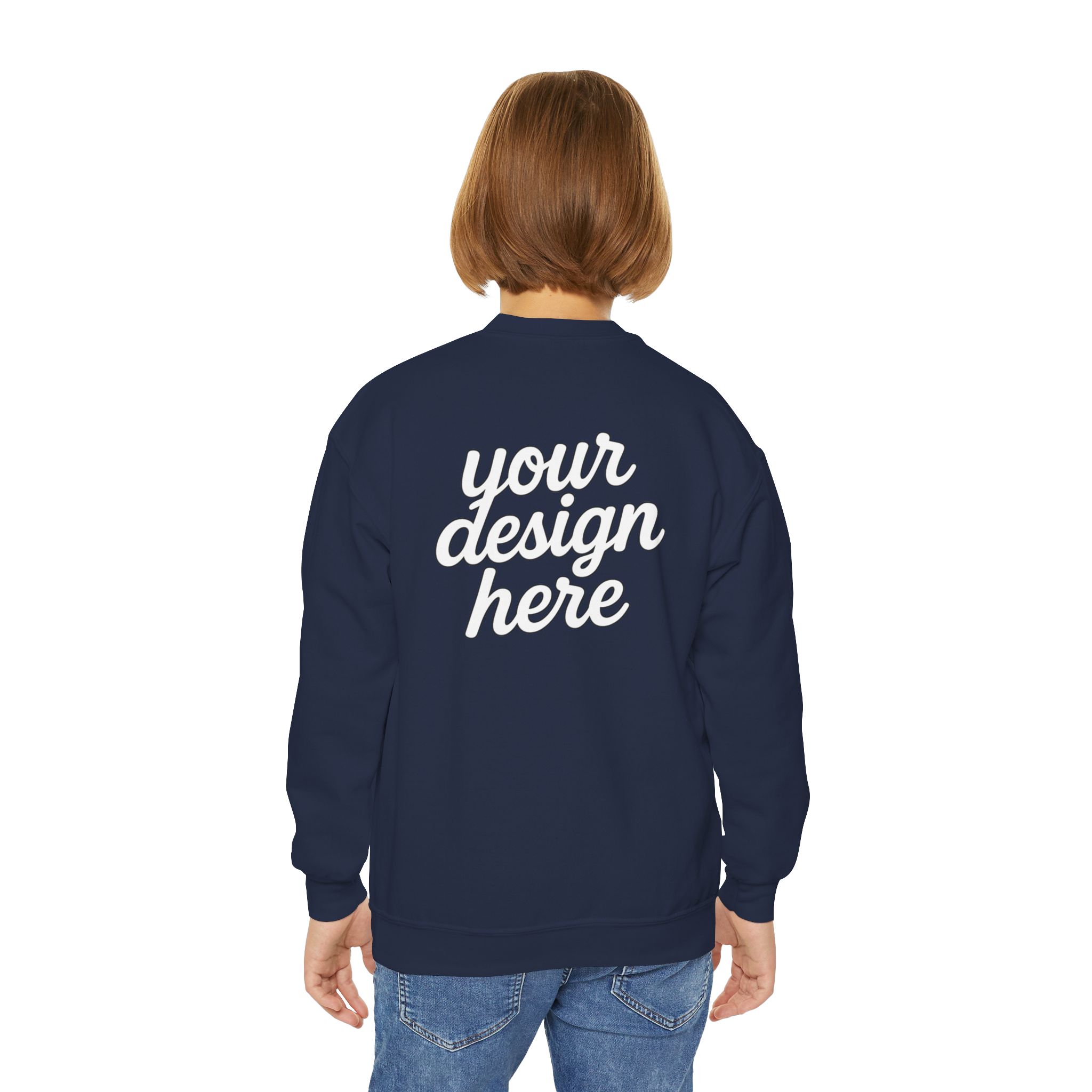 7968531046214760146_2048.jpeg Youth Crewneck Sweatshirt, Cozy Kids Fashion, Personalized Gift, Customizable Sweatshirt, Perfect for School, Casual Wear, Birthdays