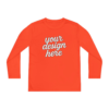7989064867812153307_2048.webp Custom Youth Long Sleeve Tee for Active Kids, Personalized Athletic Shirt, Ideal for Sports, Birthdays, Gifts, Family Events